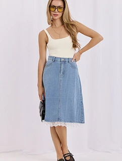 ~Spódnica jeansowa model 228025 Factory Price