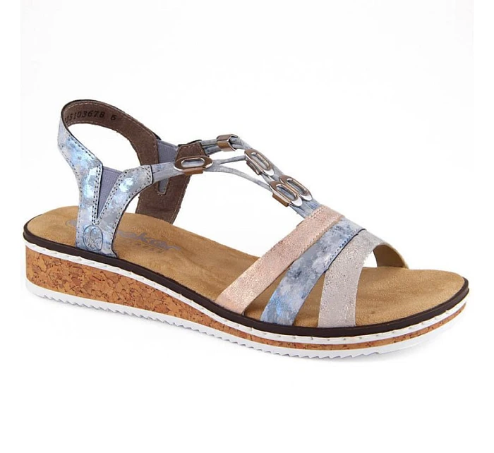 Pohodlné sandály W model 22050656 - Rieker Pohodlné sandály W model 22050656 - Rieker