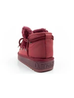 dámské sněhule zimní módní model 21420780 zateplené bordó dámské - D.Franklin