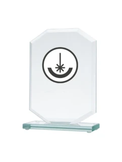 Gravírovaná skleněná trofej