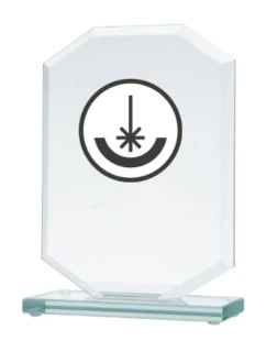 Gravírovaná skleněná trofej