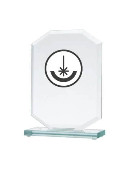 Gravírovaná skleněná trofej