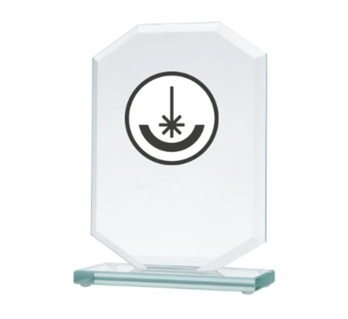 Gravírovaná skleněná trofej