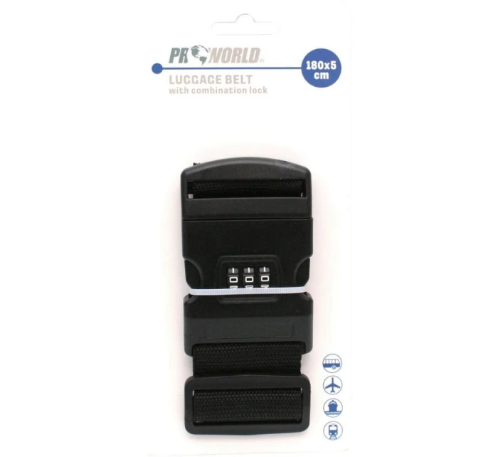 PROWORLD UNIVERSAL 180x5CM SECURITY CUIT CASE CUTTING BELT BLACK