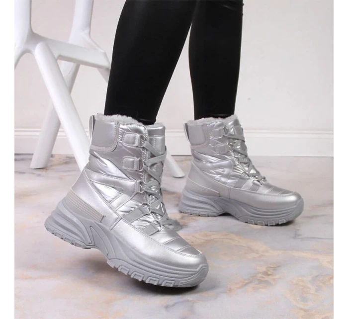 Potocki W WOL117B metalické šněrovací sněhule