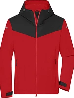 Daiber JN 1180 Pánská outdoorová softshellová bunda 02.1180 light red/black/light red