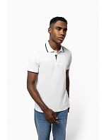 Kariban K 245 Pánské kontrastní piqué polo 20.K245 white/navy/white Kariban K 245 Pánské kontrastní piqué polo 20.K245 white/navy/white