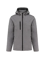 Kariban K 422 Unisex 3-vrstvá softshellová bunda s kapucí 20.K422 marl grey Kariban K 422 Unisex 3-vrstvá softshellová bunda s kapucí 20.K422 marl grey
