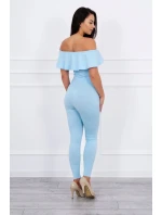 Modrá sada volánků