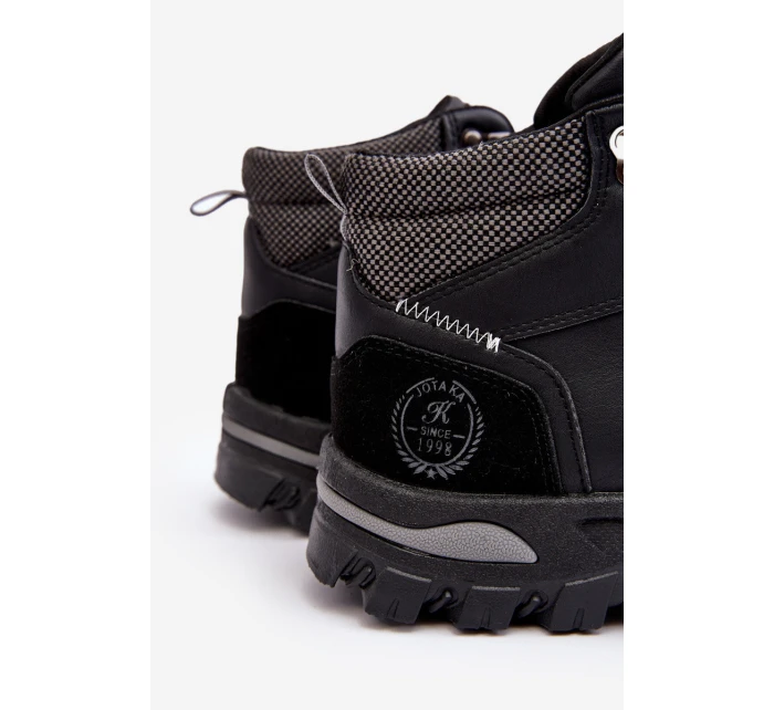 Mužské trekové boty Trapery šněrované černé Salomene