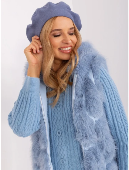 Czapka AT CZ model 18949397 ciemny niebieski - FPrice