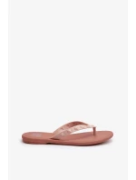 Dámské ploché flexibilní žabky ZAXY Růžové Dámské ploché flexibilní žabky ZAXY Růžové