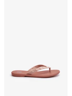 Dámské ploché flexibilní žabky ZAXY Růžové