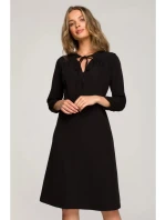 Dámské šaty model 21135583 Černá - STYLOVE