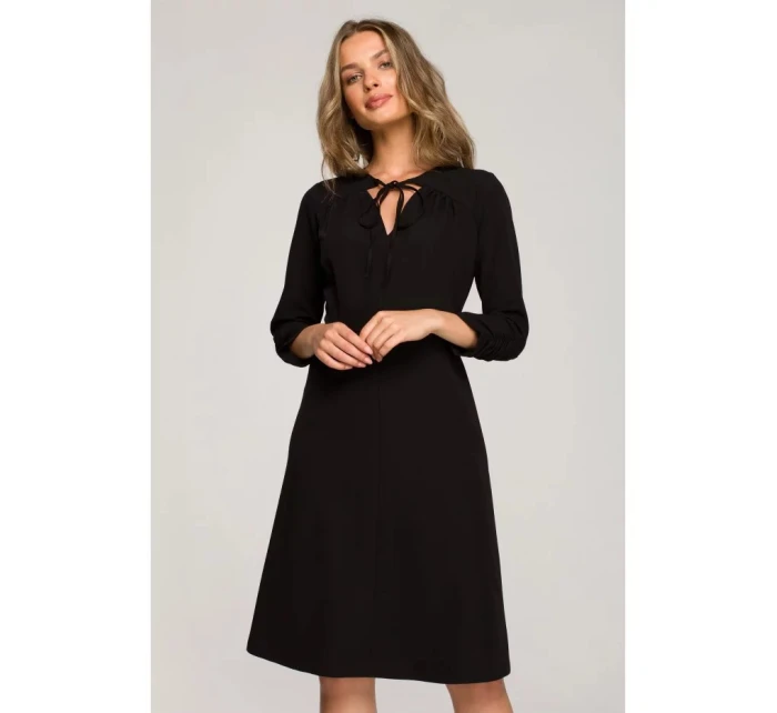 Dámské šaty model 21135583 Černá - STYLOVE