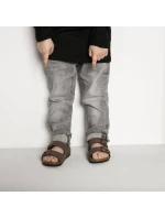 Dětské žabky Birkenstock Arizona Kids Birko-Flor Nubuck Mocha narrow (0552893) Dětské žabky Birkenstock Arizona Kids Birko-Flor Nubuck Mocha narrow (0552893)