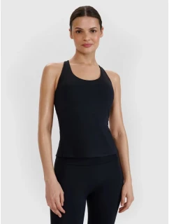 Dámský úzký rychleschnoucí top pro jógu a pilates 4F 4FWSS25TFSLF428-20S