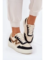 Dámské Sportovní Boty Na Platformě Leopardí Černé model 21688956 - Boto Dámské Sportovní Boty Na Platformě Leopardí Černé model 21688956 - Boto