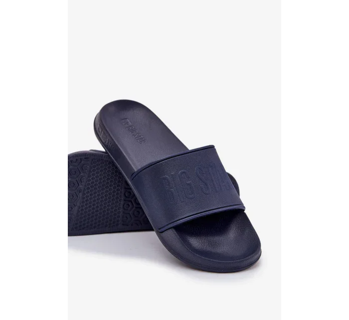 Pánské lehké pěnové pantofle Big Star – tmavě modré Pánské lehké pěnové pantofle Big Star – tmavě modré