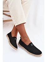 Dámské espadrilly 13659 černé - Vinceza