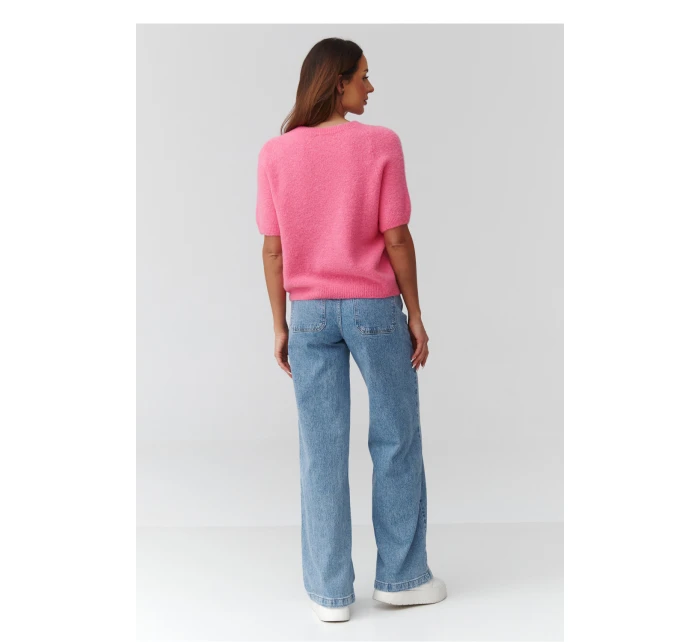 Svetr s krátkým rukávem  model 224084 Makadamia