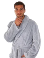 Pánský župan Jack extra 2120 světle šedá - Vestis