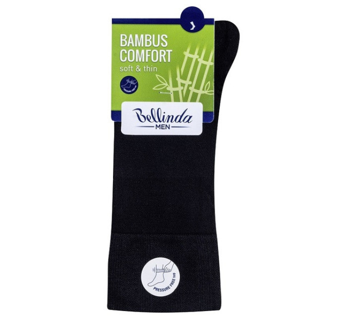 model 15437488 klasické pánské ponožky BAMBUS COMFORT SOCKS  černá - Bellinda