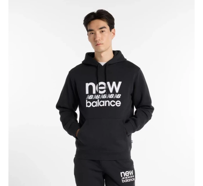 Sport Graphic Fleece Hoodie BK M model 21167552 pánské - New Balance Sport Graphic Fleece Hoodie BK M model 21167552 pánské - New Balance