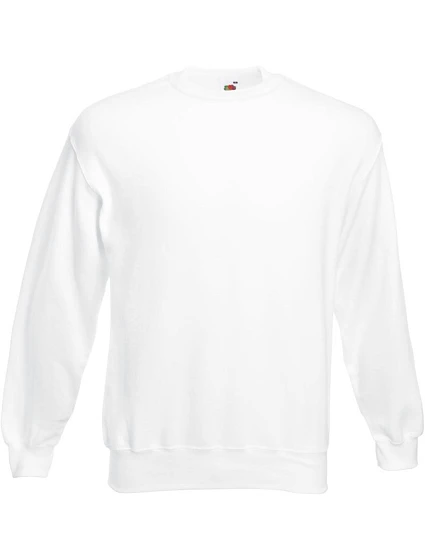 Fruit of the Loom Classic Set-In Sweat Mikina 16.2202 white Fruit of the Loom Classic Set-In Sweat Mikina 16.2202 white