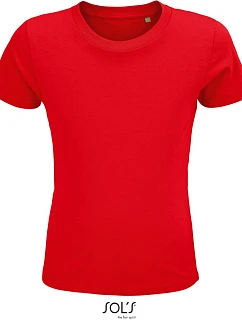 SOL'S Crusader Kids Dětské tričko z bio bavlny 25.3580 red