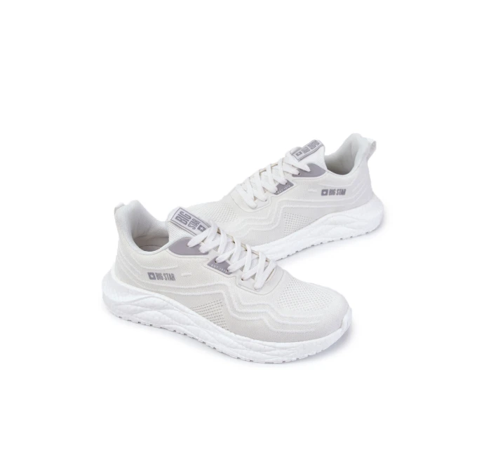 Lehká pánská sportovní obuv Big Star model 21594615 Bílá - Big Star Shoes Lehká pánská sportovní obuv Big Star model 21594615 Bílá - Big Star Shoes
