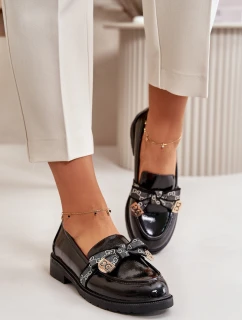 Dámské Mokasíny S Mašlí Černé model 21668160 - S.Barski