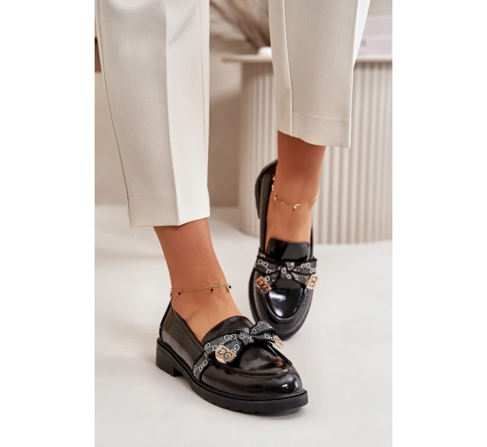 Dámské Mokasíny S Mašlí Černé model 21668160 - S.Barski