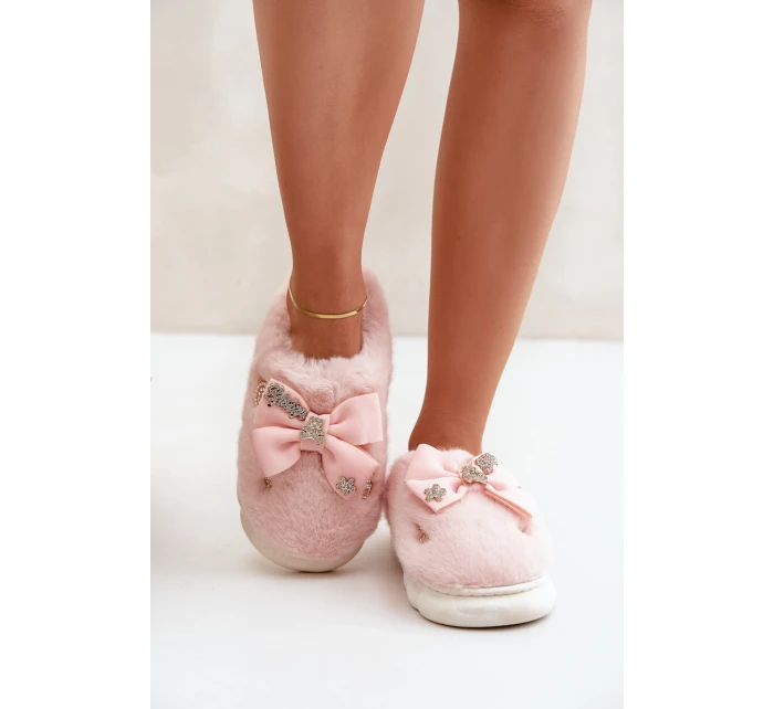Pantofle Se A Růžové model 21680841 - Boto Pantofle Se A Růžové model 21680841 - Boto