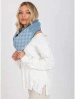 Tunelová šála AT KM model 17833610 světle modrá - FPrice Tunelová šála AT KM model 17833610 světle modrá - FPrice