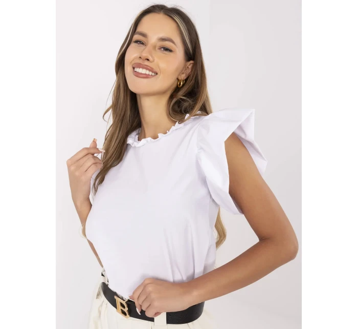 Bluzka LK BZ biały model 21156188 - FPrice Bluzka LK BZ biały model 21156188 - FPrice