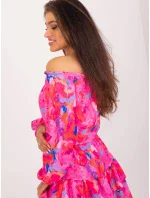 WN SK 8282 šaty.32 tmavě růžová