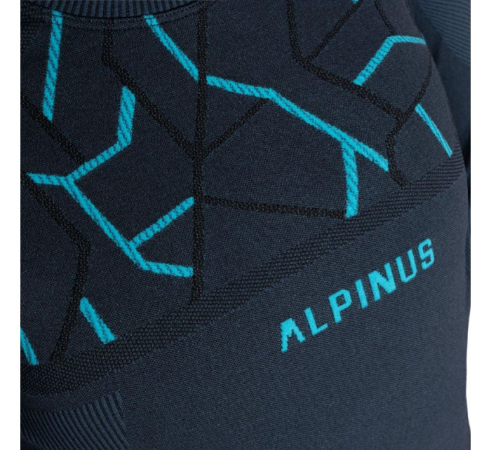 Pánské termo set prádlo Tactical SI8907 Tmavě šedá s modrou - Alpinus