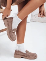 Dámské mokasíny béžové FashionStreet ZY1132