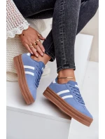 Dámské Tenisky Na Platformě Modré Egelia Dámské Tenisky Na Platformě Modré Egelia