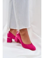 Eko Semišové Na Podpatku Fuchsie model 21684774 - Boto