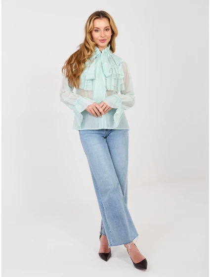 Koszula IT KS model 21902721 mietowy - FPrice Koszula IT KS model 21902721 mietowy - FPrice