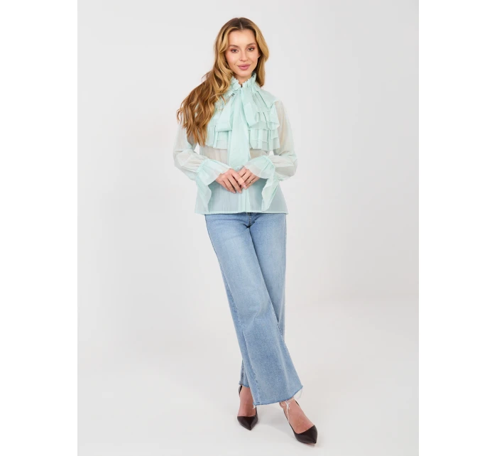 Koszula IT KS model 21902721 mietowy - FPrice Koszula IT KS model 21902721 mietowy - FPrice