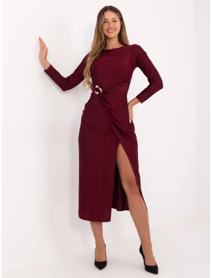 Sukienka IT SK model 21314472 bordowy - FPrice