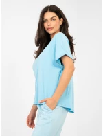 Bluzka RV BZ model 22011402 jasny niebieski - FPrice