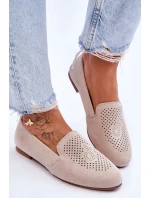 Semišové pohodlné mokasíny Béžove Giovana Semišové pohodlné mokasíny Béžove Giovana