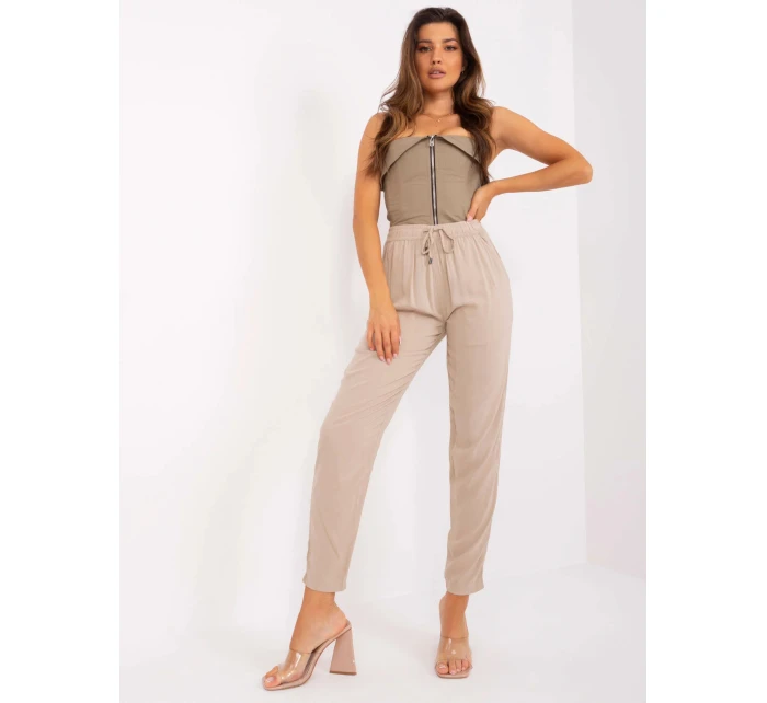 Dámské kalhoty D73760M61869O 001 Béžová - Sublevel