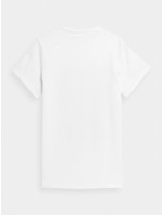 Pánské tričko H4L22-TSM049-10S bílé - 4F