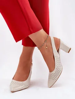 Sandály na podpatku  model 211939 Step in style