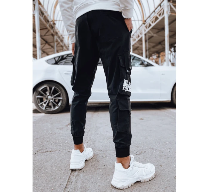Pánské bojové kalhoty černé FashionStreet UX4303